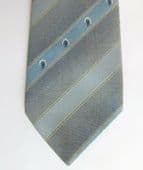 Grey blue Paisley tie by Marks and Spencer made in the UK machine washable